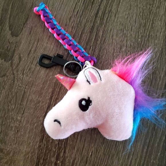 Bi pride unicorn key chain. New. - Picture 1 of 3